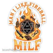 Glassstaff GSST70MILF - MILF Sticker