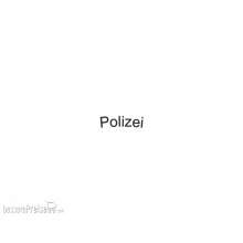 Modusteck H0460656 - Schriftzug schwarz, Polizei