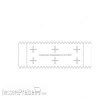 Modusteck H0871203 - Bahnsteig Bodenplatte 110 mm