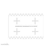 Modusteck H0871203.2 - Bahnsteig Bodenplatte 110 mm 147 x 110mm