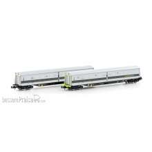 Hobbytrain H23444 - 2er Set Kuppelwagen Habfis Railadventure, Ep.VI - Lemke