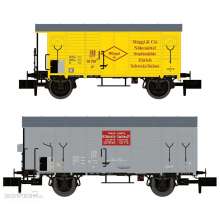 Hobbytrain H24255 - 2er Set gedeckte Güterwagen K2 + K3 SBB, EP.II - Lemke