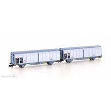 Hobbytrain H24660 - 2er Set Schiebewandwagen Hbbillns SBB, Ep.VI - Lemke