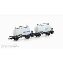 Hobbytrain H24834 - 2er Set Leichtbau-Kesselwagen DB/Danzas, Ep.IV - Lemke