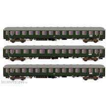 Hobbytrain H43034 - 3tlg Wagen-Set D83/41 2xC4ümg+BC4ümg DB, Ep.III