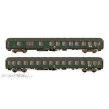 Hobbytrain H43038 - 2er Set Personenwagen DB, Ep.IVa, D1213 - Lemke