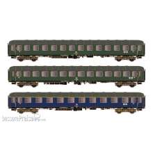 Hobbytrain H43040 - 3er Set Personenwagen DB, Ep.IVa, D1213 - Lemke