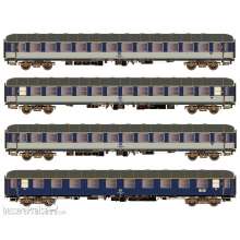 Hobbytrain H43044 - 4er Set Personenwagen DB / Dolomiten Express, Ep.IV, Set 2