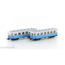 Hobbytrain H43101 - Zugspitzbahn 2 Wagen H0m / 12mm