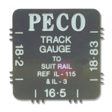 Peco IL-116 - 16,5, 18,2 und 18,83 mm Spurweite