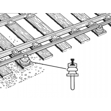 Peco IL-120 - Leiterschienenstühle