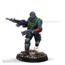 Corvus Belli Infinity INF281136 - Reinf. Brigadier Jacques Bruant (AP Spitfire)