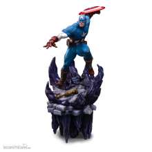 Iron Studios IS95532 - Marvel Deluxe BDS Art Scale Statue 1/10 Captain America 34 cm