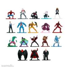 Jada Toys JADA253225031 - Marvel Nano Metalfigs Diecast Minifiguren 18-er Pack Wave 9 4 cm