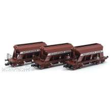 Jägerndorfer Collection JC66300 - 3er Set Kieswagen SBB/Weiacher Kies, Ep.IV/V