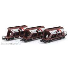 Jägerndorfer Collection JC66303 - 3er Set Kieswagen HOLCIM Ep.V/VI