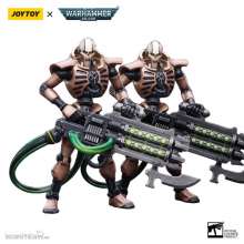 Joy Toy JT4140 - Warhammer 40k Actionfigur 2er-Pack 1/18 Necrons Szarekhan Dynasty Immortal with Gauss Blaster 11 cm