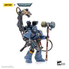 Joy Toy JT5208 - Warhammer 40k Actionfigur 1/18 Space Wolves Iron Priest Jorin Fellhammer 12 cm