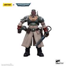 Joy Toy JT7905 - Warhammer 40k Actionfigur 1/18 Astra Militarum Cadian Command Squad Commander with Power Sword 12 cm