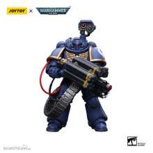 Joy Toy JT8827 - Warhammer 40k Actionfigur 1/18 Ultramarines Desolation Marine with Castellan Launcher (Superfrag) 12 cm