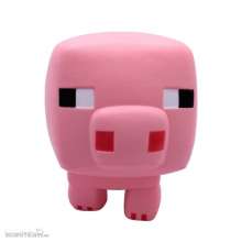 Just Toys JTMIN-35145 - Minecraft Mighty Mega Squishme Anti-Stress-Figur Schwein 25 cm