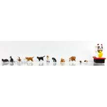 Kato K06603 - Figuren Set Katzen, 1/87, 11 Stk. - Lemke