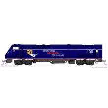 Kato K1766035 - Diesellok GE P42 Amtrak, Ep.VI, #100, 50th An., blau - Lemke