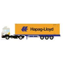 Minis LC4068 - MAN F90 Container-Sattelzug Hapag-Lloyd - Lemke