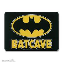 Logoshirt LGS-694-1627000 - DC Comics Blechschild Batcave 15 x 21 cm