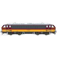 L.S. Models LS12093S - E-Lok HLE 1182 SNCB Ep.VI, rot/gelb, DCC Sound - Lemke