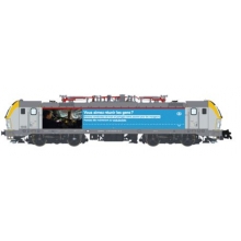 L.S. Models LS12752 - E-Lok 19² SNCB #1908 weiß/gelbe Front/Werbung Ep.VI AC