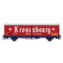 L.S. Models LS30675 - Schiebwandwagen Hs SNCF/EVS/Kronenbourg, Ep.IV - Lemke