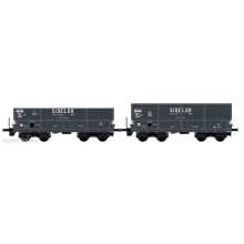 L.S. Models LS31101 - 2er Set Erzwagen DM+DMH SNCF / SIDELOR, Ep.III - Lemke