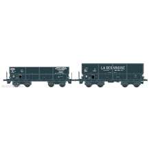 L.S. Models LS31104 - 2er Set Erzwagen DM+DMH SNCF / CC / LD, Ep.III - Lemke