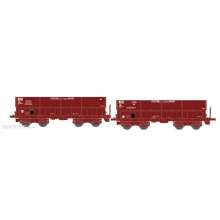 L.S. Models LS31114 - 2er Set Erzwagen DM SNCF / CSAUDR, Ep.IV - Lemke