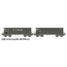 L.S. Models LS31118 - 2er Set Erzwagen DMH SNCF / Sitram, Ep.IV - Lemke