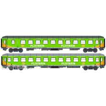 L.S. Models LS76011 - 2er Set Liegewagen Bvcmz+Bvcmbz Flixtrain, Ep.VI