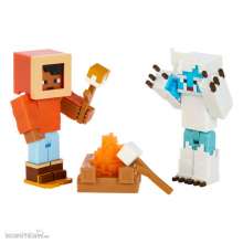 Mattel MATTHLP58 - Minecraft Creator Series Actionfiguren-Storypack Mount Enderwood Yeti-Schreck 8 cm