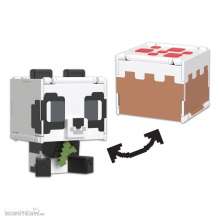 Mattel MATTHTL48 - Minecraft Flippin Actionfigur Panda & Kuchen