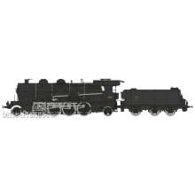 REE Modeles MB-159 - 141 D 202 + Tender 25 A 334 Black VEYNES SNCF Era III - ANALOG