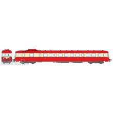 REE Modeles MB-231 - X 2900 with skirt, 1st class, Red 605 et Cream 407, Roof red, TOULOUSE, SNCF Era.IV - ANALOG DC