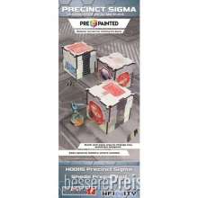 Micro Art Studio MSH00115 - Precinct Sigma Sheds (3) PREPAINTED (grey)