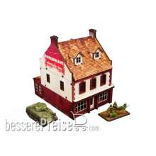 Micro Art Studio MSH00171 - WW2 Normandy Restaurant PREPAINTED [15mm/1:100]