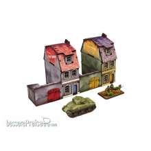 Micro Art Studio MSH00172 - WW2 Normandy Townhouse 1 PREPAINTED [15mm/1:100]