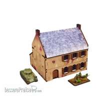 Micro Art Studio MSH00173 - WW2 Normandy Townhouse 2 PREPAINTED [15mm/1:100]