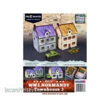 Micro Art Studio MSH00174 - WW2 Normandy Townhouse 3 PREPAINTED [15mm/1:100]