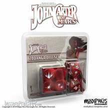 Modiphius Entertainment MUH051668 - John Carter of Mars: Zodanga Dice (red)