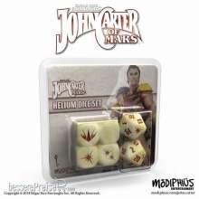 Modiphius Entertainment MUH051669 - John Carter of Mars: Helium Dice (white)