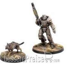 Modiphius Entertainment MUH051733 - Fallout: Wasteland Warfare - X-01 Survivor & Dogmeat