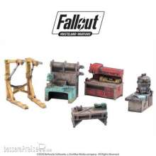 Modiphius Entertainment MUH051818 - Fallout: Wasteland Warfare: Terrain Settlement Work Benches